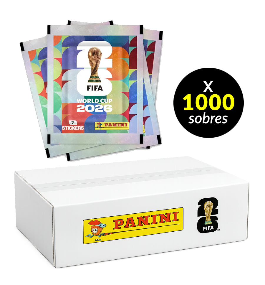 Caja 1000 Sobres 2026 Mundial FIFA - PANINI