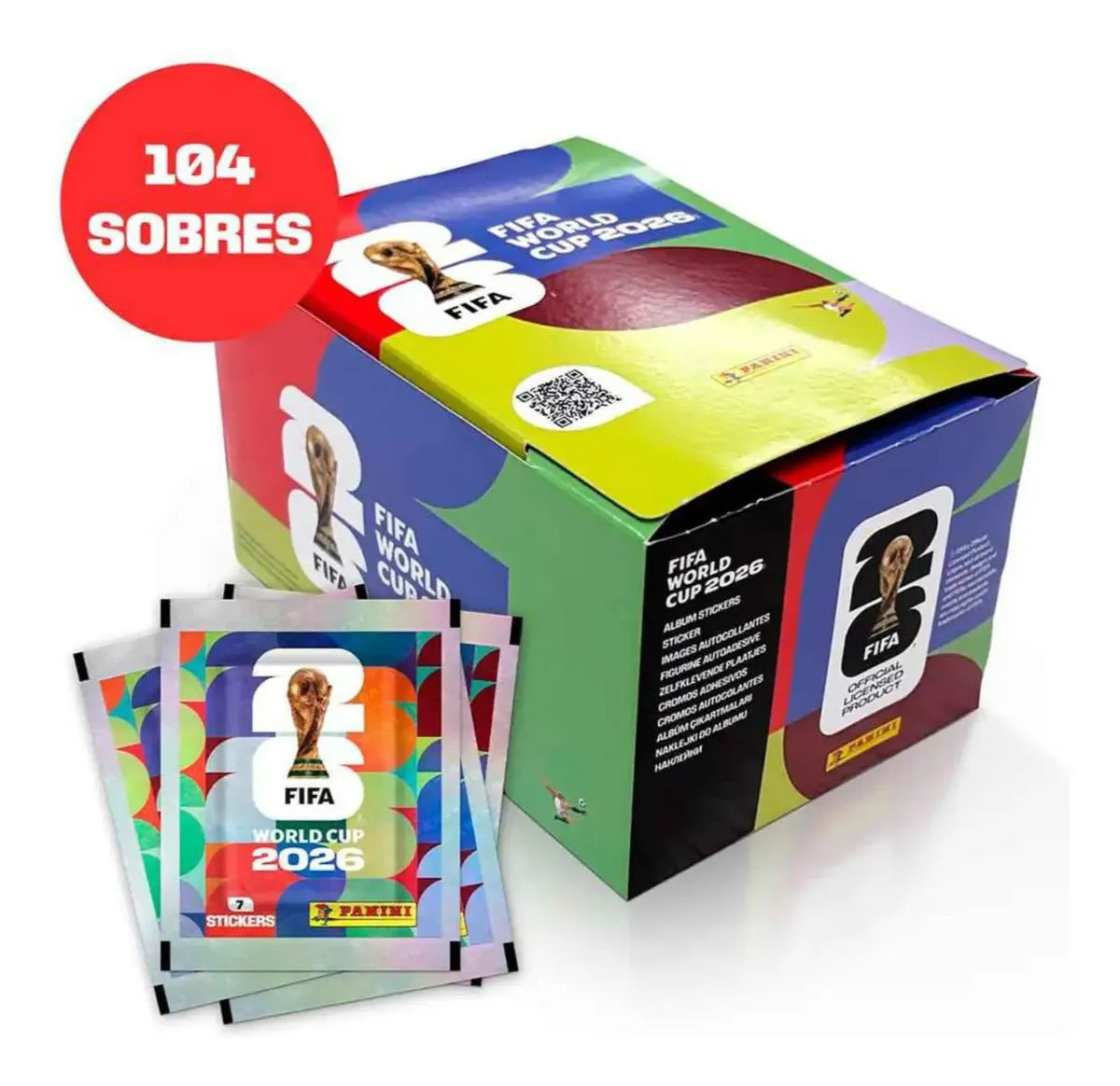 Caja 104 Sobres 2026 Mundial FIFA - PANINI
